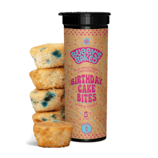 Baked Goods | Birthday Cake Bites | 25mg | 5pk | Bubby's Baked