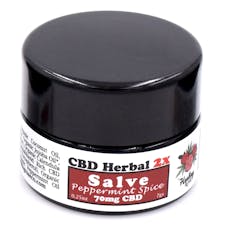 CBD Salve | Peppermint Spice 4X Mini .25oz | 50mg CBD | 50mg CBG | The Healing Rose