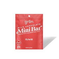 Gron - Balanced Hybrid Mini Bar - 100mg THC (Infused Milk Chocolate)