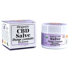 Organic | Orange Lavender Salve | 600mg | CBD