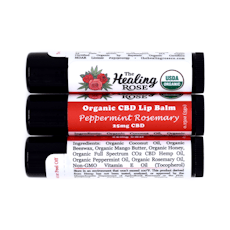 Organic Peppermint Rosemary | Lip Balm | 25mg | CBD