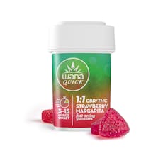 Fast Acting Gummies | Strawberry Margarita| Hybrid THC & CBD