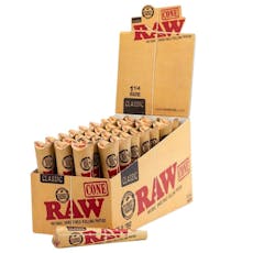 RAW - 1 1/4" Pre-Rolled Cones - 6 Pack