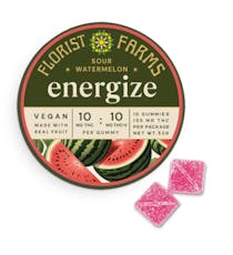 Florist Farms | Energize Watermelon Gummies 10pk 10mg