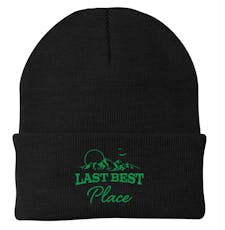 LBP Beanie - black with green logo