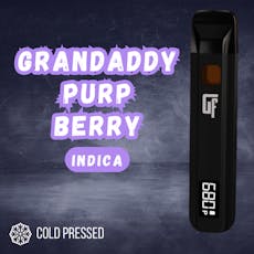 Growfather - Grandaddy Purp Berry - Cold Pressed - Live Rosin Terpenes – Disposable - 2g