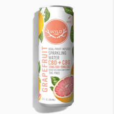 Wyld CBD - Sparkling Water - - Grapefruit 20mg CBD + 10mg CBG $5