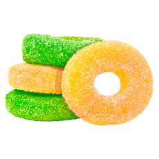 Olli O's - Sour Kiwi & Mango THC/CBG/CBD - 4 Pack