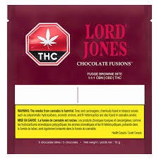Lord Jones - Chocolate Fusions Fudge Brownie Bite 1:1:1 THCCBDCBN