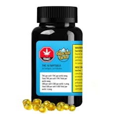 GLACIAL GOLD - THC 10 SOFTGELS - 50 UNITS