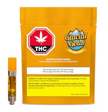GLACIAL GOLD - ANYTIME 1:1 FUZZY MANGO VAPE - 1 GRAM