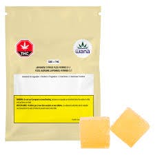 WANA - JAPANESE CITRUS YUZU 2:1 HYBRID GUMMIES - 9 GRAM