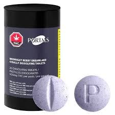PORTALS - MIDNIGHT BERRY DREAMLAND ORALLY DISSOLVING TABLETS - 12 GRAM