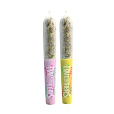 RIZZLERS - TWISTERS-TROPICOCO & WATERMELON INFUSED PRE-ROLLS - 1 GRAM