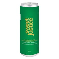 SWEET JUSTICE - LEMONADE GINGER ALE THC:CBG - 355 MILLILITER