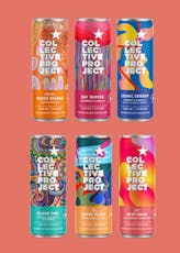 COLLECTIVE PROJECT - Original Blood Orange & Yuzu & Vanilla (THC:CBD 1:1) 355mL Sparkling Beverage