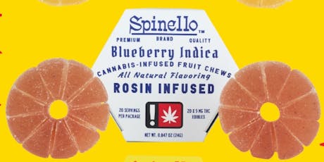 Spinello Blueberry Indica Rosin Gummy
