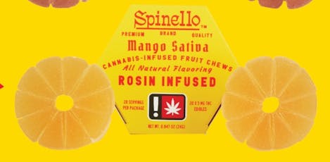 Spinello Mango Sativa Rosin Gummy