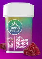 Wana Island Punch Quick Gummies