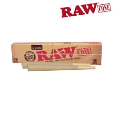 Raw - Pre-Rolled Cones King Size - 32-Pack