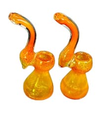 6" Fumed Glass Bubbler