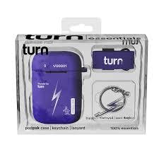 ($15) turn - Essential Kit Purple (podpak case, lanyard, keychain)