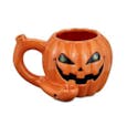 Jack-O'-Lantern Ceramic Pipe Mug
