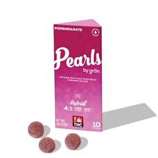 4:1 Pomegranate Pearls - Hybrid {400mgCBD:100mgTHC} | (40mg:10mg each)