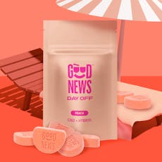 Good News - Day Off Peach THC:CBD Gummies (100mg 20pk)
