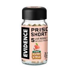 Evidence - Prison Shortys Peaches & Cream 5pk Infused Prerolls 3.5g