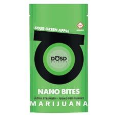 Sour Green Apple 2000mg Nano Bites Gummies by DOSD