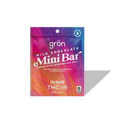 THC Milk Chocolate Mini Bar (100mg)