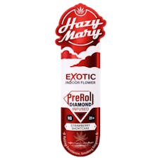 Hazy Mary Diamond Preroll (1g) / Strawberry Shortcake (hybrid)