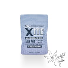 Xite D9/CBD 1:1 Chocolate Minis / 150mg total / 5 ct. / Milk