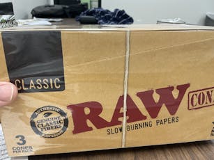 Raw Classic Hemp Cones 3 Pack