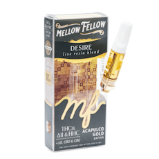 Mellow Fellow Desire Blend Live Resin Vape Cartridge - Acapulco Gold