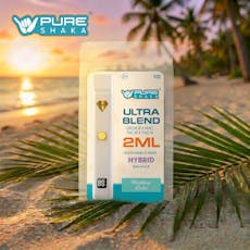 Pure Shaka Ultra Blend Disposable Vape – 2G / Wedding Cake - 2G Hybrid