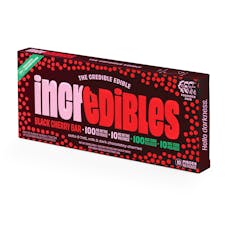 Delta 9 THC Incredibles Chocolate Bars 100MG / Black Cherry