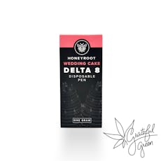 Honeyroot D8 1g Disposable Wedding Cake