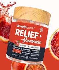 SimpleLeaf THC+Turmeric Curcumin Relief Gummies