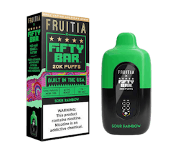 Fifty Bar 20k Puffs Made In The USA / Sour Rainbow