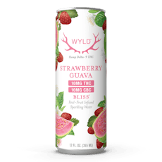 Wyld THC CBC 10MG Sparkling Water Strawberry Guava (1:1)