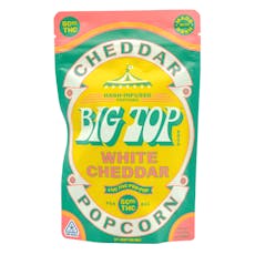 Hash Infused Delta 9 THC Big Top Popcorn / White Cheddar (50mg THC)