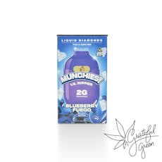 Delta Munchies Lil Ripper THCA Disposable / 2g / Blueberry Fuego