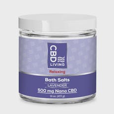CBD Living Bath Salts 500mg / Zenful Amber Bergamot