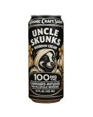 Uncle Skunks Delta 9 THC 100 MG Craft Soda 12oz Bourbon Cream