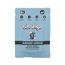 Gas Boys D9 Gummies 2pc 50mg Nano Delta 9 / Blueberry Lemonade