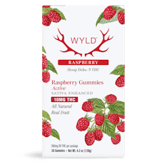 Wyld Terpene Enhanced THC Gummies 300mg / Raspberry (Sativa)