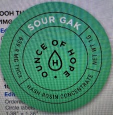 THCA Hash Rosin / Sour Gak