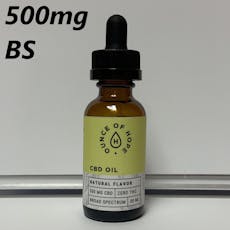 Broad-Spectrum Natural CBD Oil / 500mg
